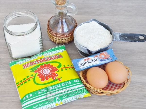 Ingredientes para masa de espuma de pastelería