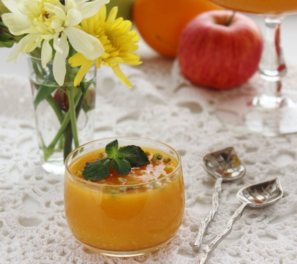 Recipe for pumpkin dessert with citrus flavor
