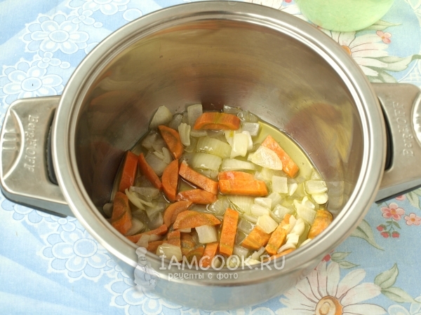 Stek løg og gulerødder