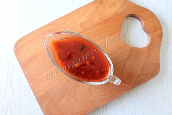 Salsa di pomodoro per spaghetti, foto
