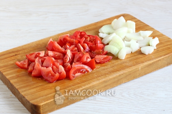切洋葱和番茄