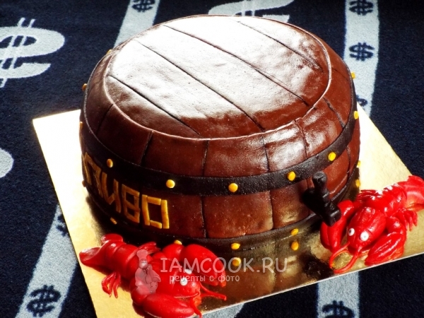 Снимка на торта «Бире барел»