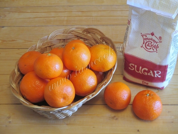 Složení pro mandarínový džem