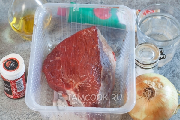 المكونات لحم البقر اللحم فيينا