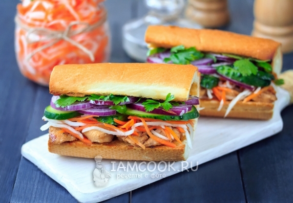 Συνταγή του βιετναμέζικου σάντουιτς 