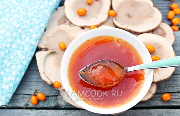 Photo of jelly from sea-buckthorn for the winter